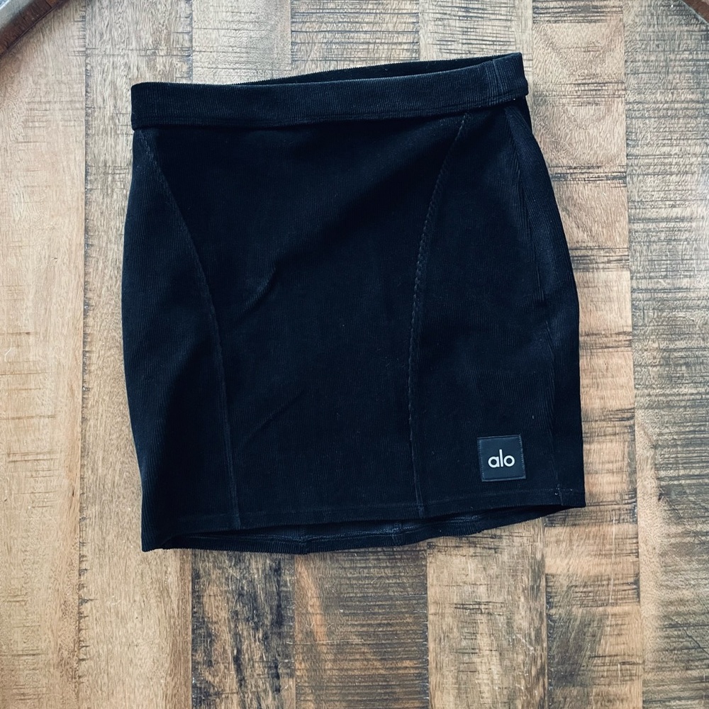 ALO Yoga Black Mini Skirt